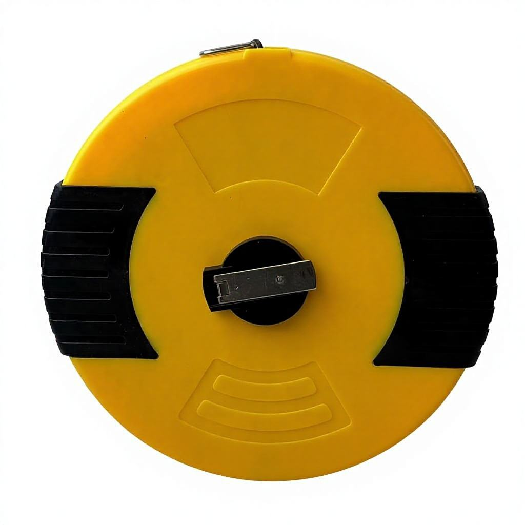 LIANGJIN Fiberglass Long Tape Measure (20M)-Heavy Duty Fiberglass Cased Carbon Steel Blade Auto Lock Attached Light Measuring,MY SHOP,