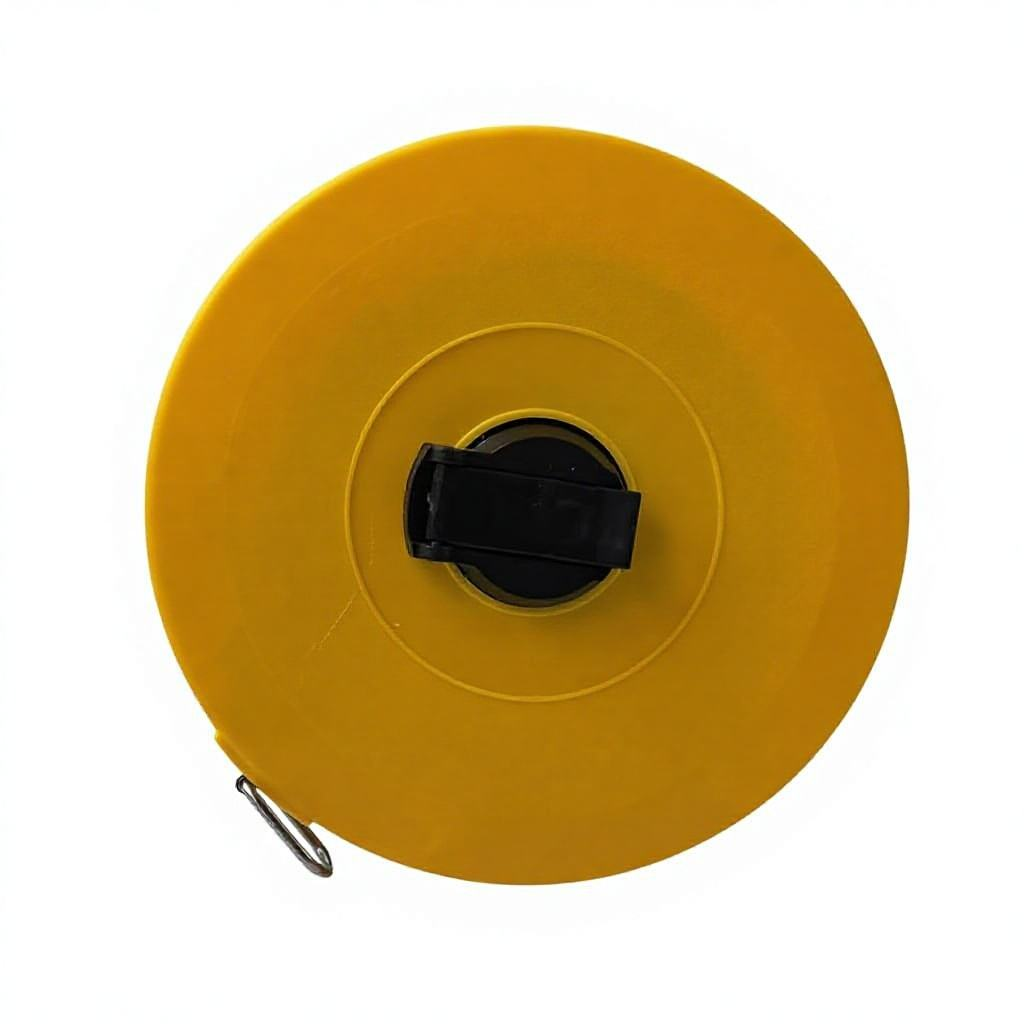 Fiberglass Long Tape Measure (20M)-Heavy-Duty Auto Lock Retractable Measuring Tool Attached Light Carbon Steel Blade Hanging,MY SHOP,