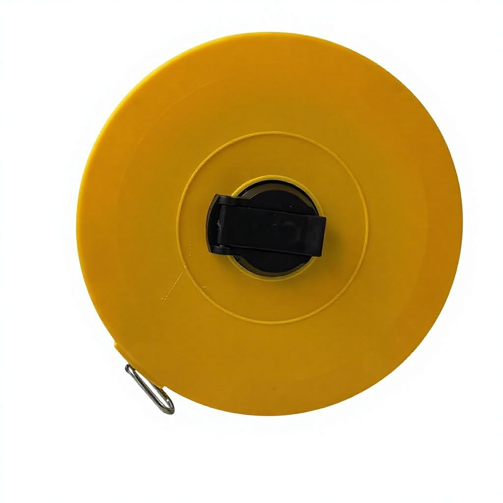 Fiberglass Long Tape Measure (20M)-Heavy-Duty Auto Lock Retractable Measuring Tool Attached Light Carbon Steel Blade Hanging,MY SHOP,