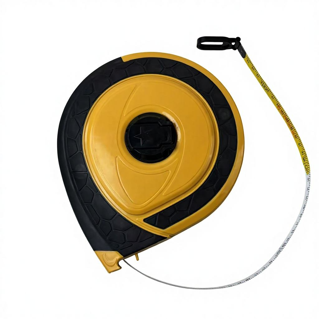 LIANGJIN Mechanical Auto Lock Distance Measuring Wheel 50m Carbon Steel Blade Portable Handheld Rolling Tape Measure Attached,MY SHOP,