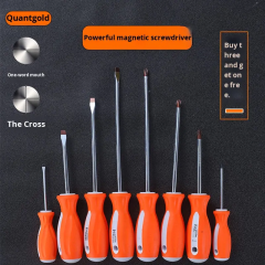 LIANGJIN Quantity Gold Cross Small Triangle Industrial Grade Strong Magnetic Phillips Slotted Flathead Acetate OEM Screwdriver,MY SHOP,