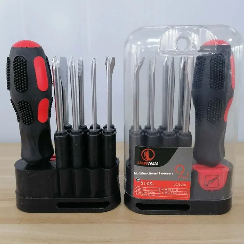 Hardware Cross Screwdriver Set Combination Household Detachable Multi-Purpose Star Chromium Vanadium Alloy OEM Bucket Mobile,MY SHOP,