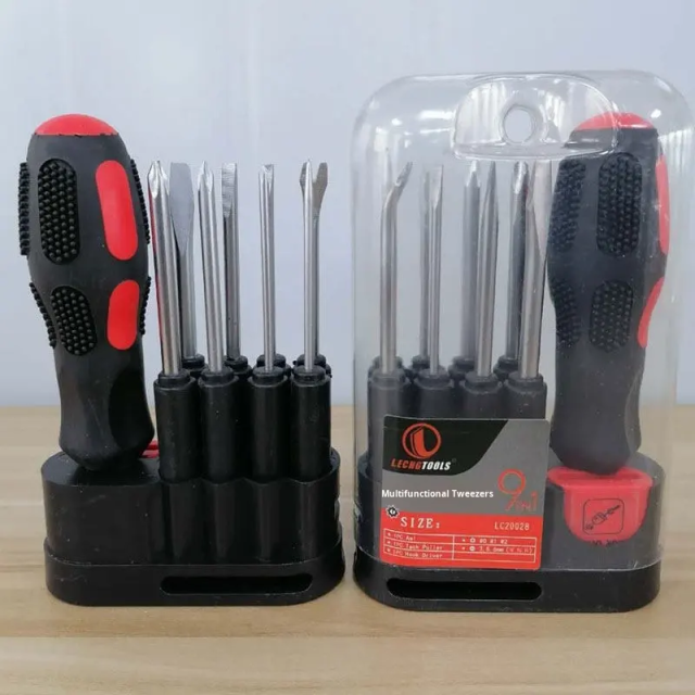 Hardware Cross Screwdriver Set Combination Household Detachable Multi-Purpose Star Chromium Vanadium Alloy OEM Bucket Mobile,MY SHOP,