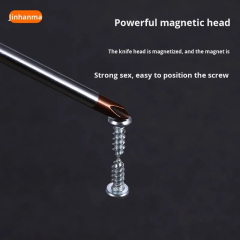 LIANGJIN Quantity Gold Cross Small Triangle Industrial Grade Strong Magnetic Phillips Slotted Flathead Acetate OEM Screwdriver,MY SHOP,