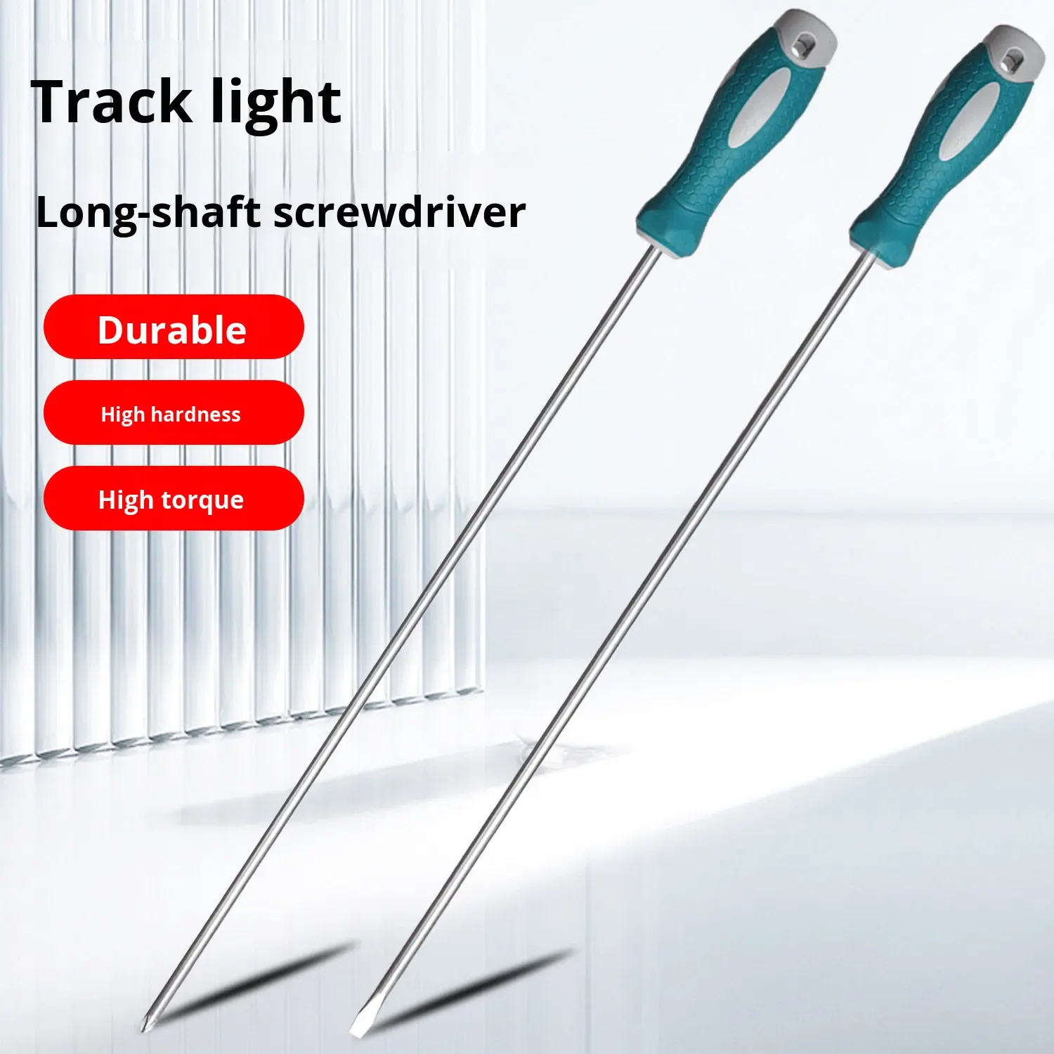 Industrial Grade OEM Acetate Extra-long Screwdriver Flathead Phillips 20-inch Rod Strong Magnet Adjustable Torque 3-Year,MY SHOP,