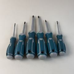 Magnetic Phillips Slotted Screwdriver Set 6pcs Anti-slip Ergonomic Dual Color Handle Repair Screwdriver Kit,MY SHOP,