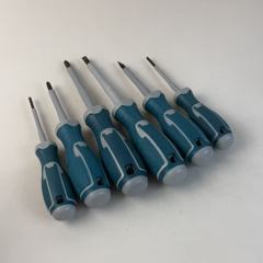 Magnetic Phillips Slotted Screwdriver Set 6pcs Anti-slip Ergonomic Dual Color Handle Repair Screwdriver Kit,MY SHOP,