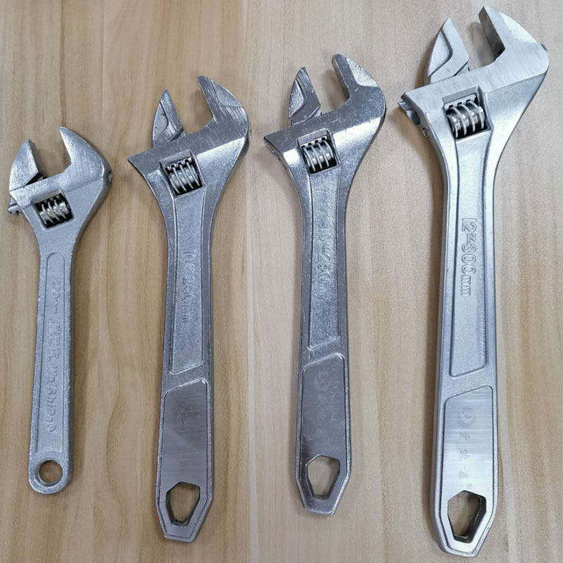 Adjustable Wrench Large Opening Mini Handle Size Metric Chromium Vanadium Alloy Steel 6/8/10/12/15/18/24 Inch,MY SHOP,