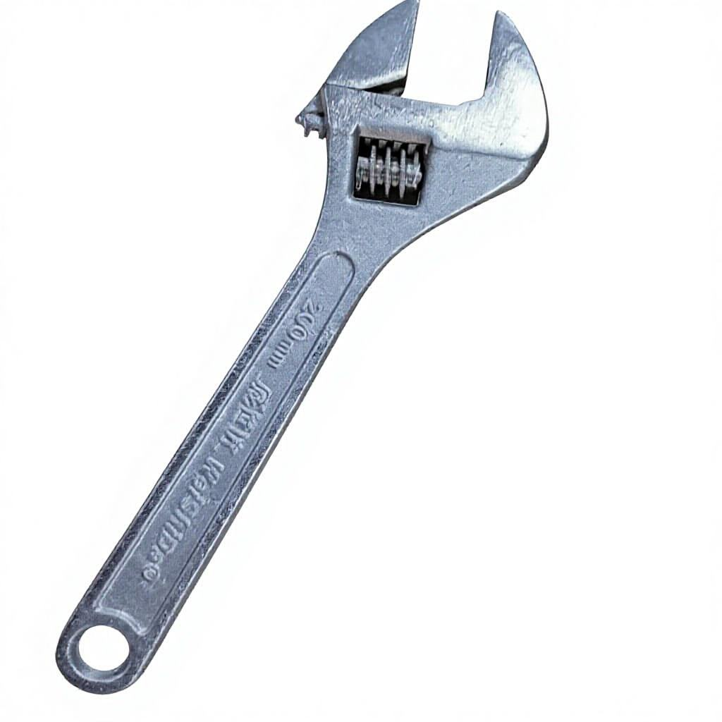 Adjustable Wrench Large Opening Mini Handle Size Metric Chromium Vanadium Alloy Steel 6/8/10/12/15/18/24 Inch,MY SHOP,