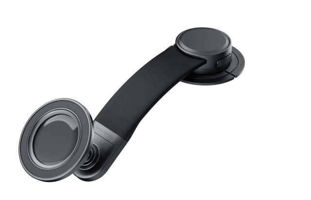 Flexible Magnetic Car Mount with Rotating Suction Base