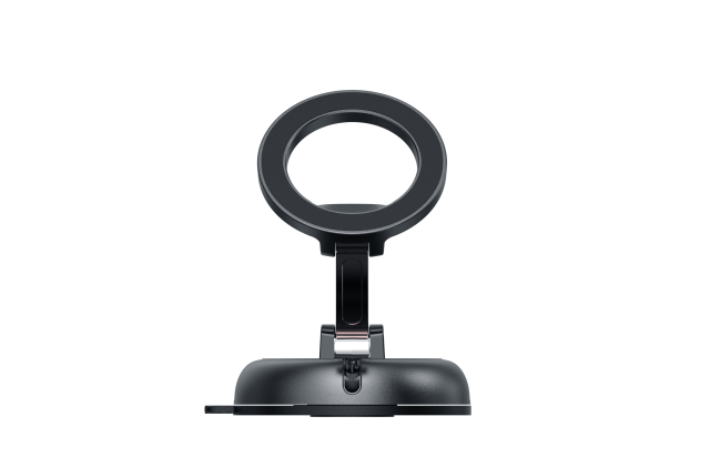 Compact Magnetic Car Mount with Suction Base