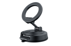 Magnetic Car Mount with Vacuum Suction & One-Click Lock
