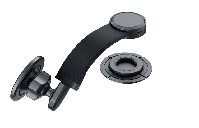 Flexible Magnetic Car Mount with Rotating Suction Base