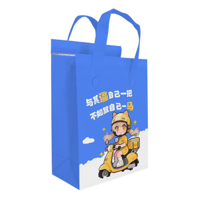 Delivery driver pattern takeout bag