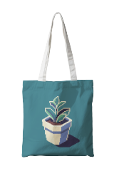 A canvas bag full of trendy pictures