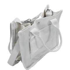 Canvas bags in various colors and styles