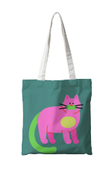 A canvas bag full of trendy pictures