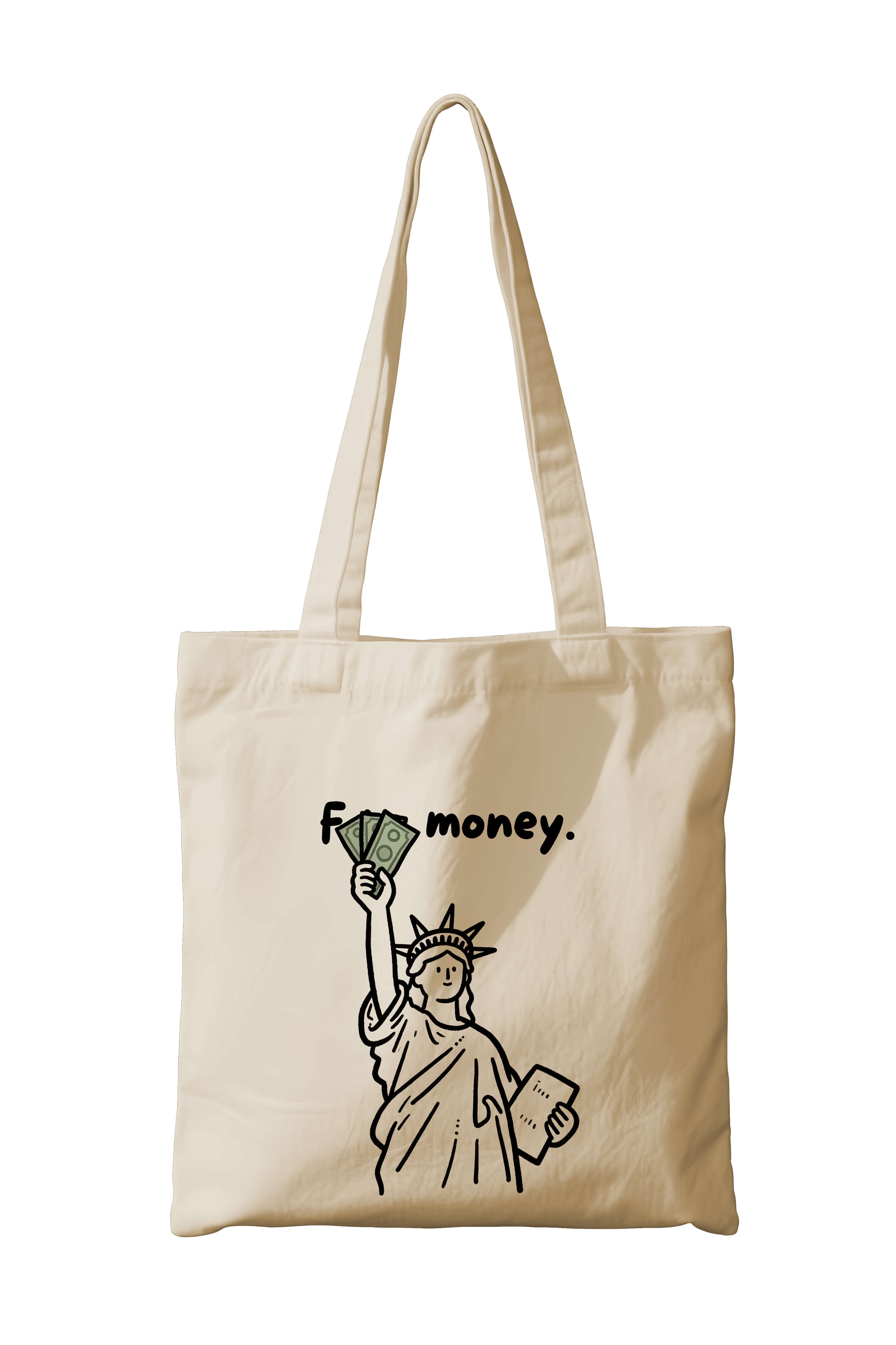 A canvas bag full of trendy pictures