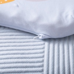 어린이 라텍스 베개 순면 니트 원단 프린트