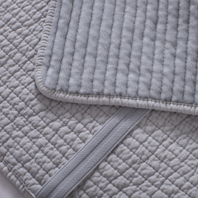 모달 면 컷 벨벳 밴드형 베개｜본딩 잔누비