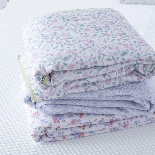 비스코스 프린트 모달·나일론·텐셀 혼방 프릴 이불