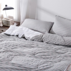 폴리에스터 선염 쟈카드 스트라이프 이불