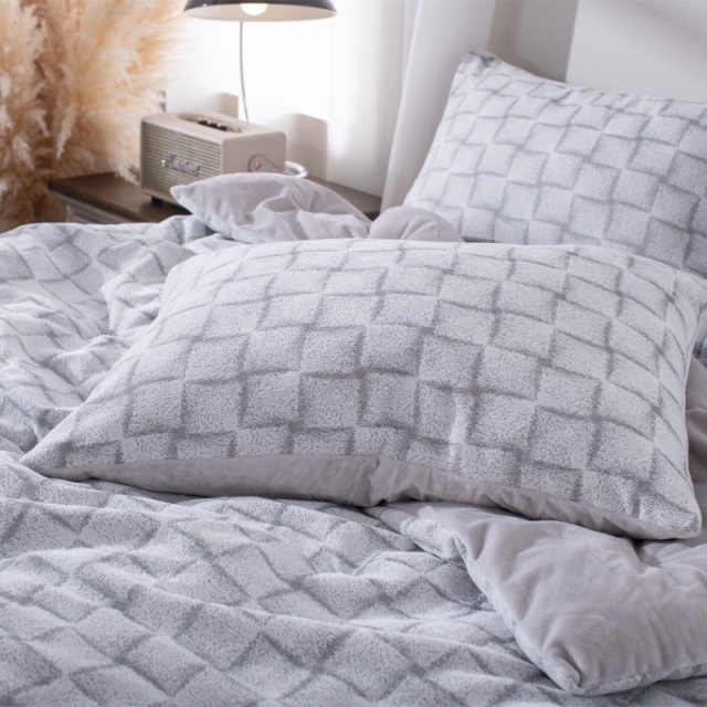 투톤 쟈카드 셔닐 이불 | 톤 차이 있는 두꺼운 소재