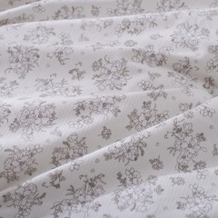 쟈카드 프린트 시어서커 차렵이불 | 가는 스트라이프