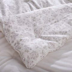 쟈카드 프린트 시어서커 차렵이불 | 가는 스트라이프