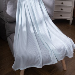 나일론 입체 쟈카드 시어서커 느낌의 홑겹 냉감 담요