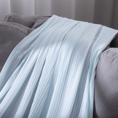 나일론 입체 쟈카드 시어서커 느낌의 홑겹 냉감 담요