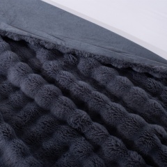 빅 서어서커 토끼털 고중량 복합 극세사 담요