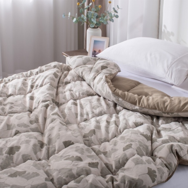 리넨 느낌 (100% 폴리) 프린트 차렵이불