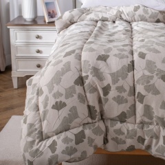 리넨 느낌 (100% 폴리) 프린트 차렵이불