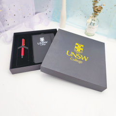 Custom Engraved Notebook Collection Luxury Business School and Office Souvenir Packaging Gift Box