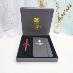 Custom Engraved Notebook Collection Luxury Business School and Office Souvenir Packaging Gift Box