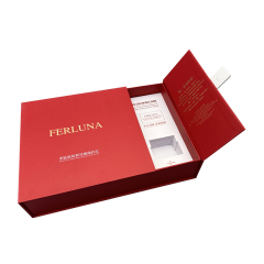 Double-Flip Lid Luxury Perfume Box: Customizable EVA-Lined Packaging with Magnetic Closure