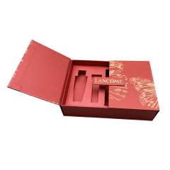 Double-Flip Lid Luxury Perfume Box: Customizable EVA-Lined Packaging with Magnetic Closure