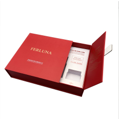 Double-Flip Lid Luxury Perfume Box: Customizable EVA-Lined Packaging with Magnetic Closure