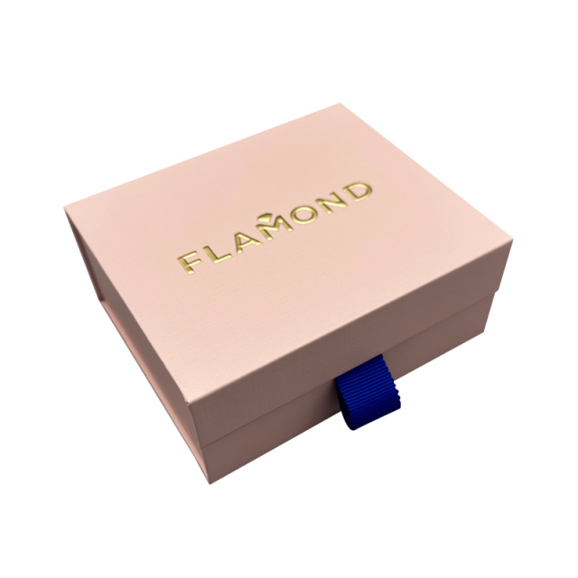 Customized logo gift bracelet necklace jewelry set box flip magnetic jewelry box