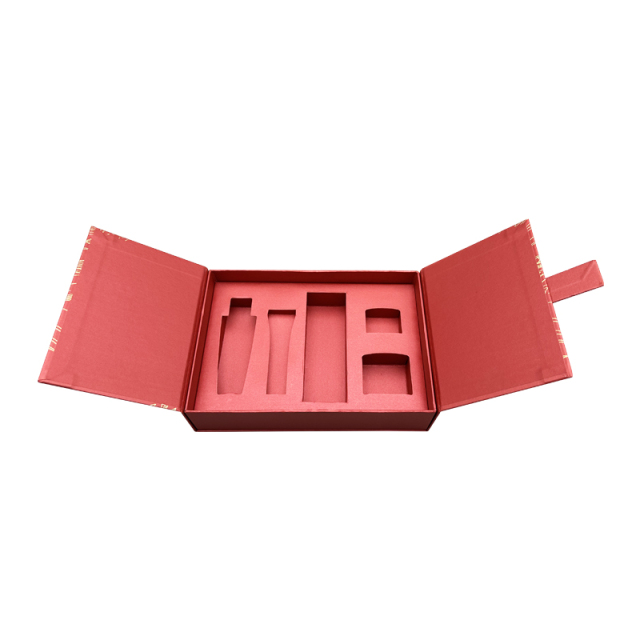 Double-Flip Lid Luxury Perfume Box: Customizable EVA-Lined Packaging with Magnetic Closure
