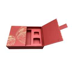 Double-Flip Lid Luxury Perfume Box: Customizable EVA-Lined Packaging with Magnetic Closure