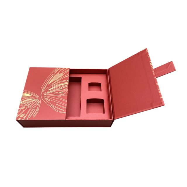 Double-Flip Lid Luxury Perfume Box: Customizable EVA-Lined Packaging with Magnetic Closure