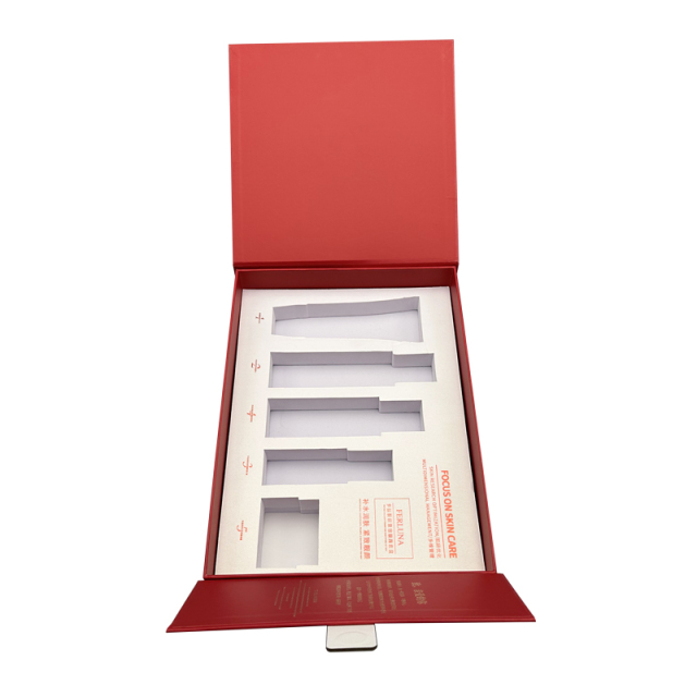 Double-Flip Lid Luxury Perfume Box: Customizable EVA-Lined Packaging with Magnetic Closure