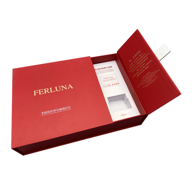 Double-Flip Lid Luxury Perfume Box: Customizable EVA-Lined Packaging with Magnetic Closure