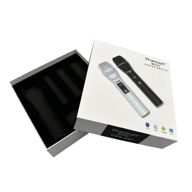 Hot selling wireless microphone packaging box printed electronic product packaging box