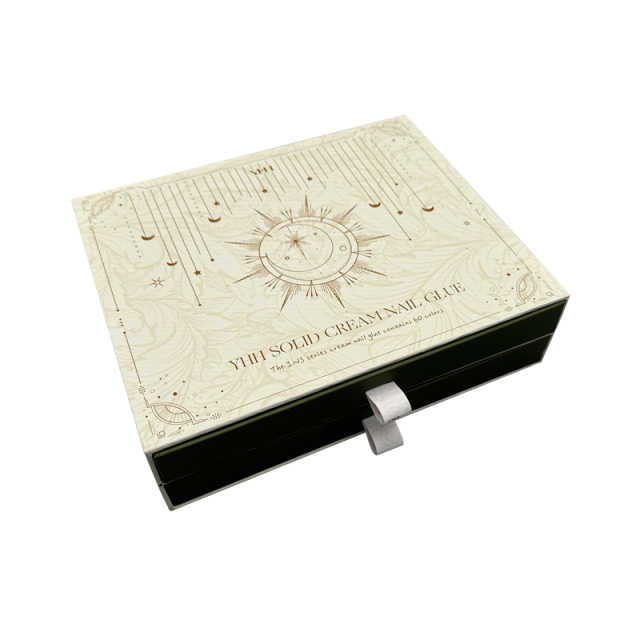 Beauty skin care products Packaging box double layer pull-out box customized