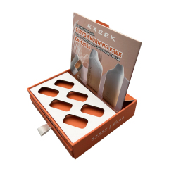 Wholesale custom paper packaging boxes high quality hard double drawer boxes