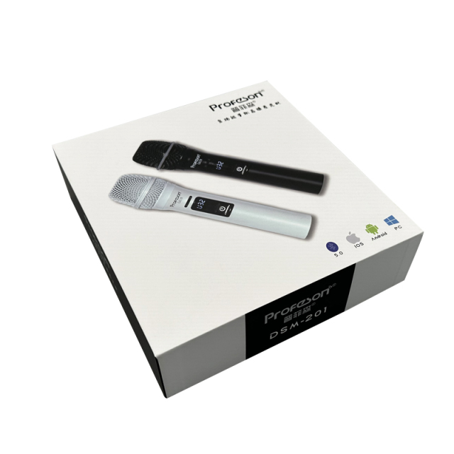Hot selling wireless microphone packaging box printed electronic product packaging box