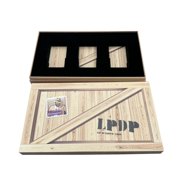 Solid Wood Custom Logo Wooden Single Luxury Jewelry Perfume Storage Box Customized